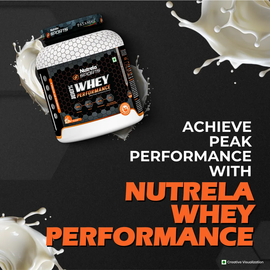 Patanjali Nutrela Sports  100% Whey Performance Malai Kulfi-2KG
