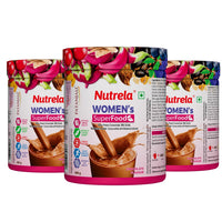 Patanjali Nutrela Women’s Superfood | Multi-Ingredient Superfood Protein Blend for Women | 400g x 3
