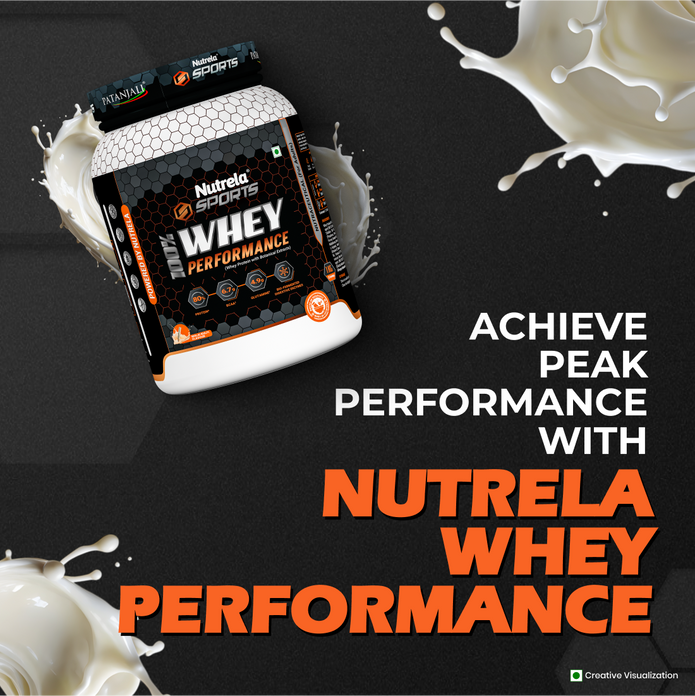 Patanjali Nutrela Sports  100% Whey Performance (Malai Kulfi) 1KG