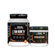 Patanjali Nutrela Sports 100% Whey Chocolate Irish (1KG) + Creatine Monohydrate (100g)
