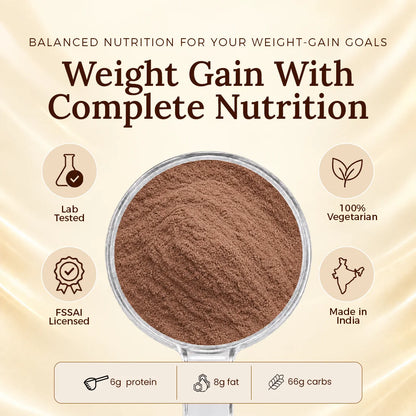 Patanjali Nutrela Chocolate Weight Gainer 1 kg | High-Calorie Ayurvedic Mass Builder
